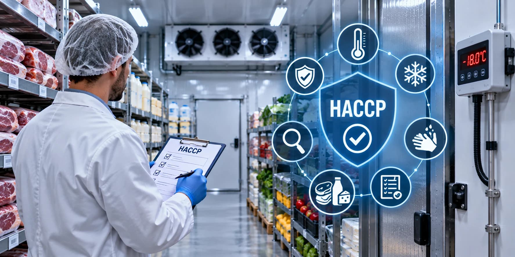 استانداردهای HACCP و ایمنی در انبارهای سرد